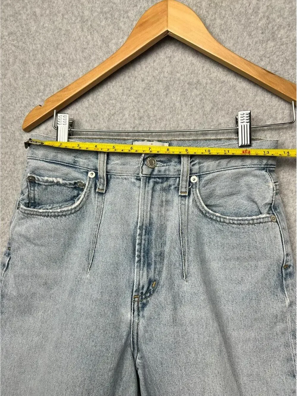 AGOLDE Balloon Dart Ultra High Rise Curved Taper Jeans 26 Wide leg Crop Denim